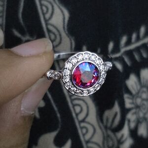 Fragrant Jewels Red and Blue Gemstone Ring